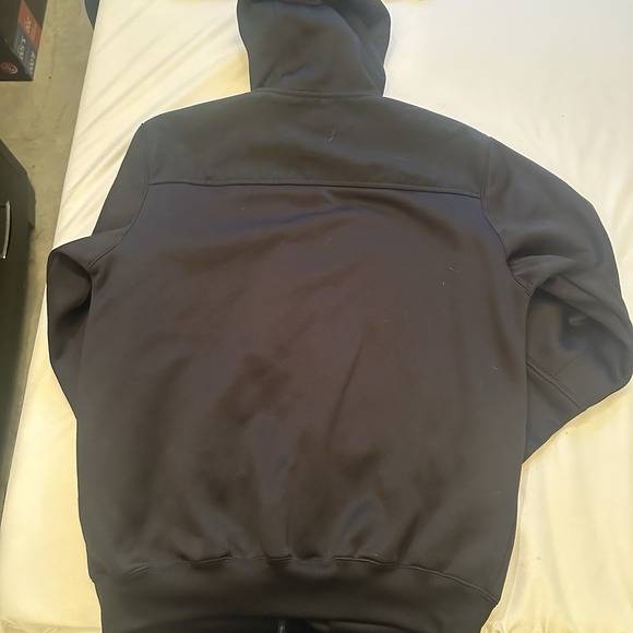 Legendary Whitetails Mens Hoodie L Outdoor Utility Fleece Full Zip Black - Picture 5 of 9